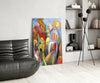 Colorful Houses Glass Wall Art by Insigneart USA