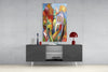 Colorful Houses Glass Wall Art by Insigneart USA