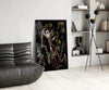 Abstract Faces Glass Wall Art by Insigneart USA