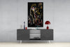 Abstract Faces Glass Wall Art by Insigneart USA