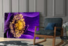 Yellow Flower Glass Wall Art by Insigneart USA