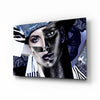 Abstract Woman Portrait Glass Wall Art by Insigneart USA