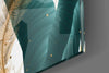 Green Leaves Glass Wall Art by Insigneart USA