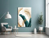 Green Leaves Glass Wall Art by Insigneart USA