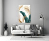 Green Leaves Glass Wall Art by Insigneart USA