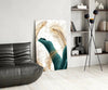 Green Leaves Glass Wall Art by Insigneart USA
