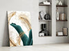 Green Leaves Glass Wall Art by Insigneart USA
