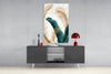 Green Leaves Glass Wall Art by Insigneart USA
