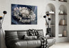 Gray Flower Glass Wall Art by Insigneart USA