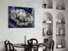 Gray Flower Glass Wall Art by Insigneart USA