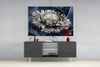 Gray Flower Glass Wall Art by Insigneart USA