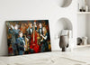 Music Group Glass Wall Art by Insigneart USA