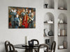 Music Group Glass Wall Art by Insigneart USA
