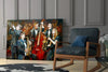 Music Group Glass Wall Art by Insigneart USA