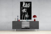 Black and White Flowers Glass Wall Art by Insigneart USA