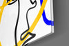 Abstract Faces Glass Wall Art by Insigneart USA