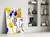 Abstract Faces Glass Wall Art by Insigneart USA