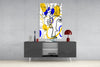 Abstract Faces Glass Wall Art by Insigneart USA