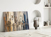 Abstract City Glass Wall Art by Insigneart USA