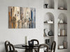 Abstract City Glass Wall Art by Insigneart USA