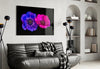 Crowned Mountain Tulip Glass Wall Art by Insigneart USA