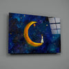 Moon House Glass Wall Art by Insigneart USA