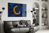 Moon House Glass Wall Art by Insigneart USA