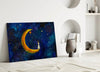 Moon House Glass Wall Art by Insigneart USA