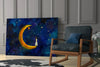Moon House Glass Wall Art by Insigneart USA