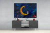 Moon House Glass Wall Art by Insigneart USA