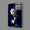 White Rose Glass Wall Art by Insigneart USA