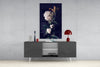 White Rose Glass Wall Art by Insigneart USA