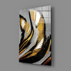 Golden Wings Glass Wall Art by Insigneart USA
