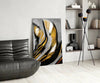 Golden Wings Glass Wall Art by Insigneart USA