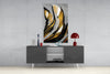 Golden Wings Glass Wall Art by Insigneart USA