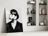 Black and White Woman Glass Wall Art by Insigneart USA