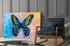 Butterfly Glass Wall Art by Insigneart USA