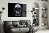 Skull Glass Wall Art by Insigneart USA