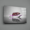 Hippo Glass Wall Art by Insigneart USA