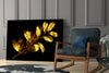 Yellow Leaves Glass Wall Art by Insigneart USA