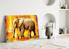 Elephant Glass Wall Art by Insigneart USA
