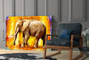 Elephant Glass Wall Art by Insigneart USA