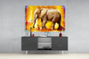 Elephant Glass Wall Art by Insigneart USA