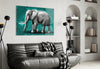 Elephant Glass Wall Art by Insigneart USA