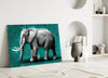 Elephant Glass Wall Art by Insigneart USA