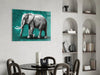 Elephant Glass Wall Art by Insigneart USA