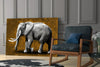 Elephant Glass Wall Art by Insigneart USA