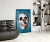 Skull Glass Wall Art by Insigneart USA