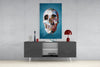 Skull Glass Wall Art by Insigneart USA