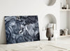 Gray Smoke Glass Wall Art by Insigneart USA